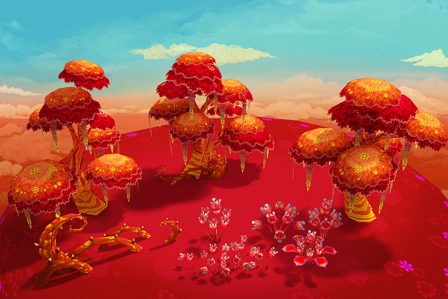 Fantasy Lava Forest in Nature - product preview 6