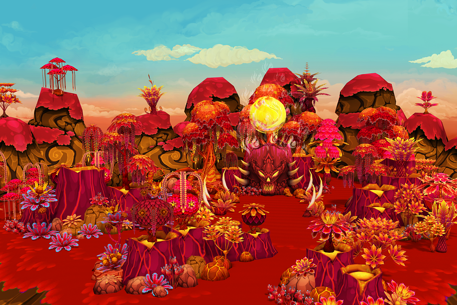 Fantasy Lava Forest in Nature - product preview 10
