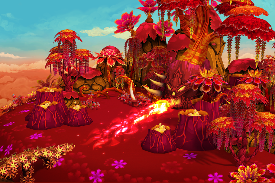 Fantasy Lava Forest in Nature - product preview 14