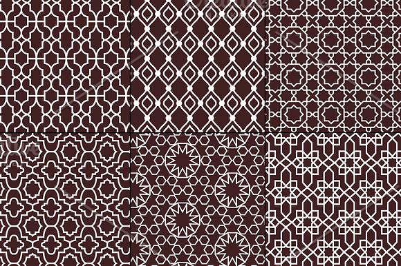 Seamless Brown Moroccan Patterns in Patterns - product preview 2