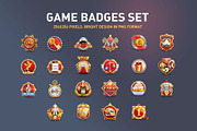Game Badges set