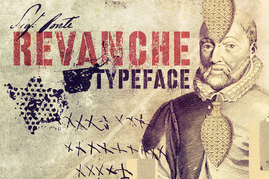 Revanche 35% OFF in Military Fonts - product preview 8