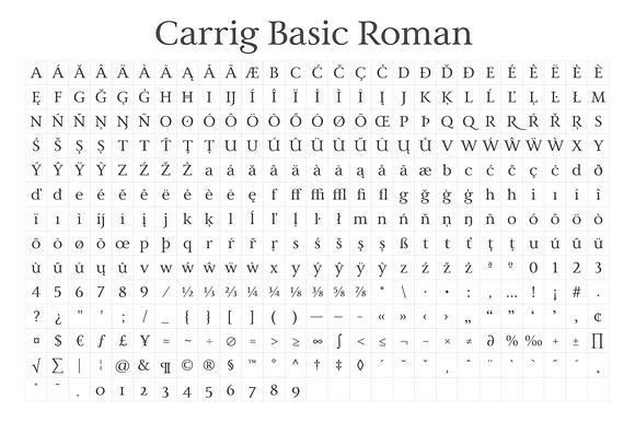 Carrig Roman 3 Elegant Serif Fonts in Serif Fonts - product preview 4