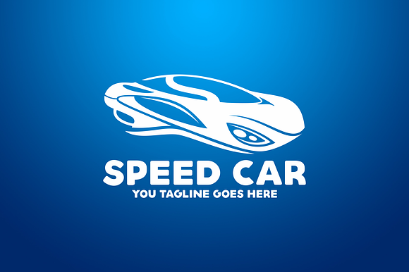 Speed Car Logo in Logo Templates - product preview 2