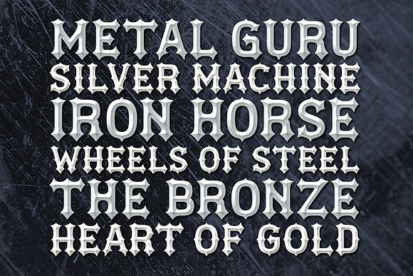 Arundel Heavy Metal Blackletter Font in Blackletter Fonts - product preview 2