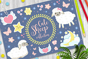 Cute sheep collection