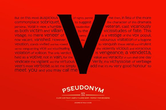 Pseudonym 24 Incised Serif Fonts in Serif Fonts - product preview 2