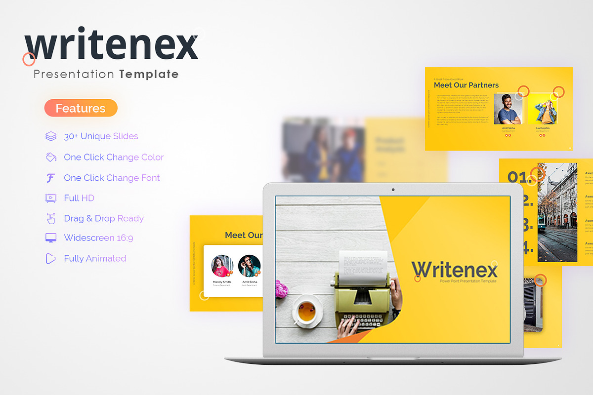 Writenex power point presentation in Presentation Templates - product preview 8