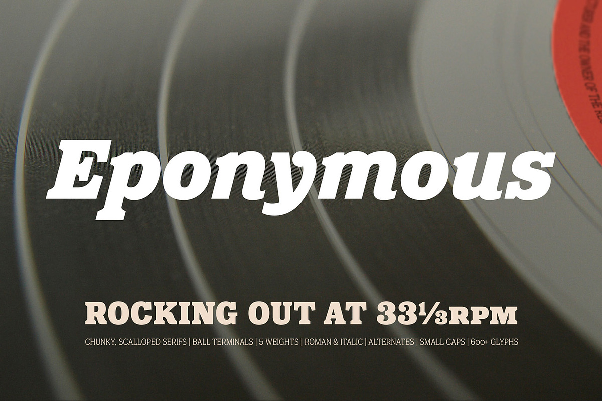 Eponymous 10 Slab Serif Fonts in Slab Serif Fonts - product preview 8