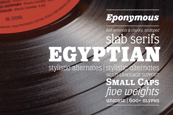 Eponymous 10 Slab Serif Fonts in Slab Serif Fonts - product preview 3