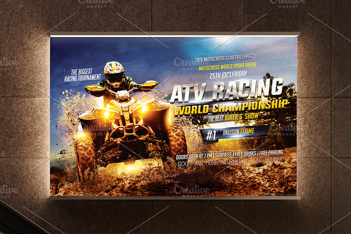 ATV Motocross Flyer in Flyer Templates - product preview 8