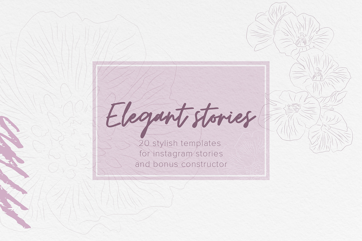 Elegant stories in Instagram Templates - product preview 8