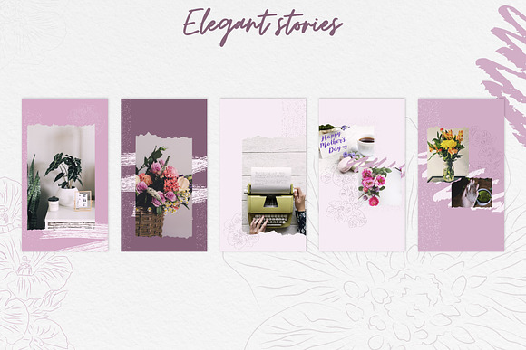 Elegant stories in Instagram Templates - product preview 1