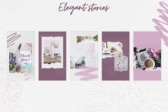 Elegant stories in Instagram Templates - product preview 3