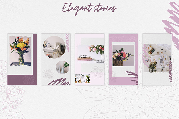 Elegant stories in Instagram Templates - product preview 4