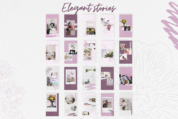 Elegant stories in Instagram Templates - product preview 5