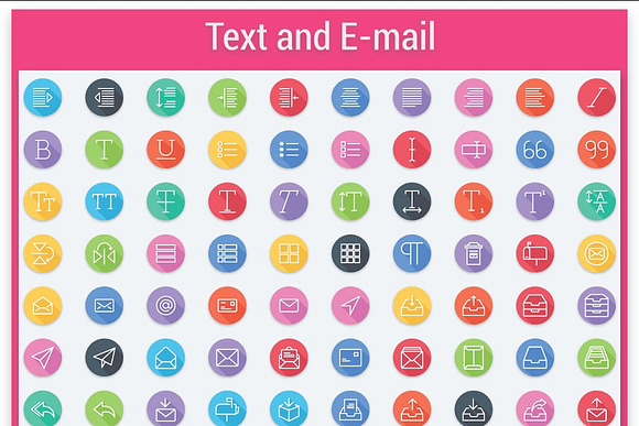1800+ Flat Icons - Line Icons Pack in Text Message Icons - product preview 28