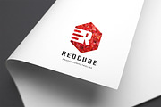 Red Cube - Letter R Logo