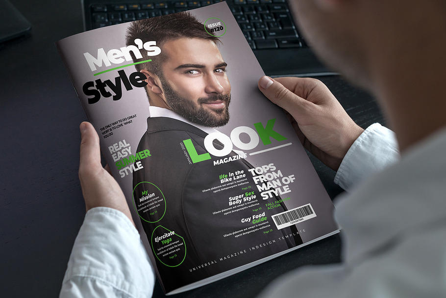 Stylish Magazine in Magazine Templates - product preview 8
