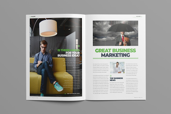 Stylish Magazine in Magazine Templates - product preview 23