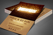 Power in His Name Church Flyer