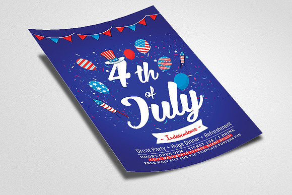 Happy Independence Day Flyer in Flyer Templates - product preview 1