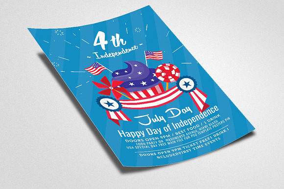 4th of July Independence day Flyer in Flyer Templates - product preview 1