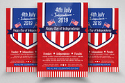 4th of July Independence Day Flyer