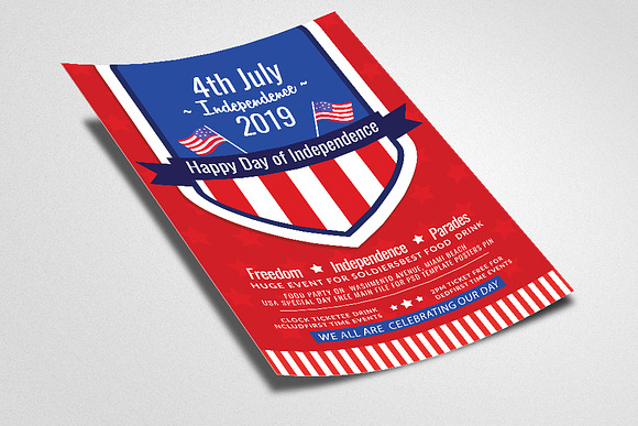 4th of July Independence Day Flyer in Flyer Templates - product preview 1