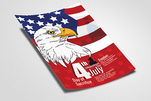 4th of July Day Flyer in Flyer Templates - product preview 1
