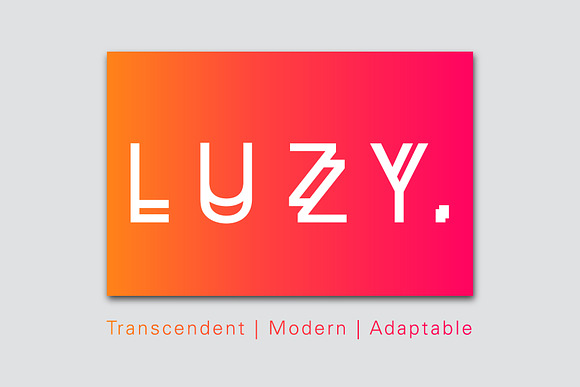 Luzy | 3 Weight Transcendent Font in Sans-Serif Fonts - product preview 5