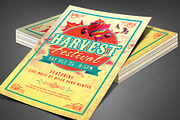 Harvest Festival Church Flyer
