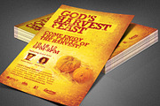 God's Harvest Feast Church Flyer
