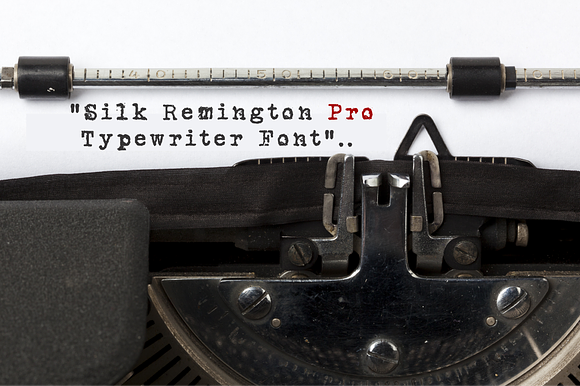 Silk Remington Typewriter Font in Serif Fonts - product preview 2