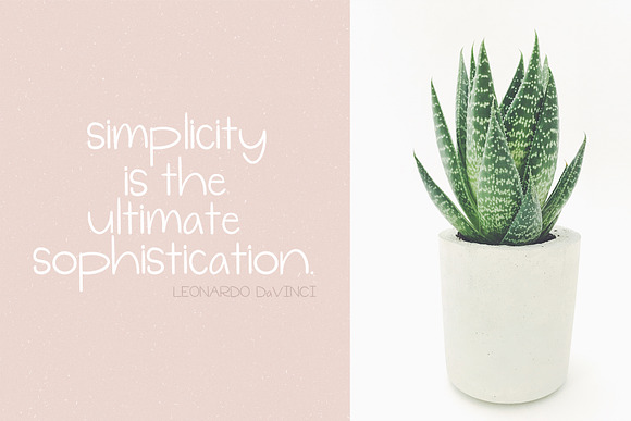 Simplicity Handmade Font in Display Fonts - product preview 3