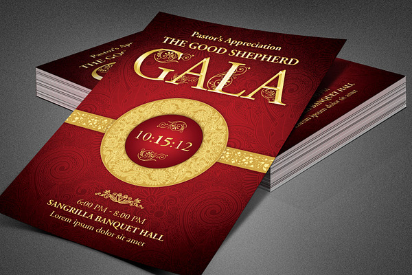 Pastor's Appreciation Gala Flyer