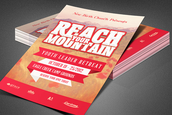 Reach Your Mountain Church Flyer