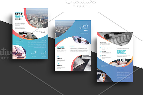 Corporate Flyer V1052 in Flyer Templates - product preview 1
