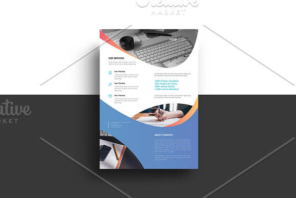 Corporate Flyer V1052 in Flyer Templates - product preview 2