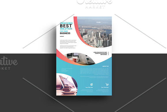 Corporate Flyer V1052 in Flyer Templates - product preview 3