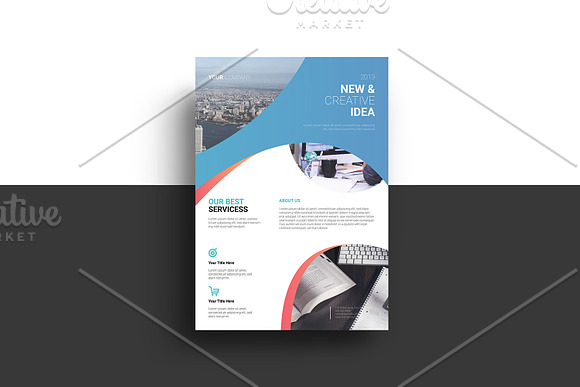 Corporate Flyer V1052 in Flyer Templates - product preview 4