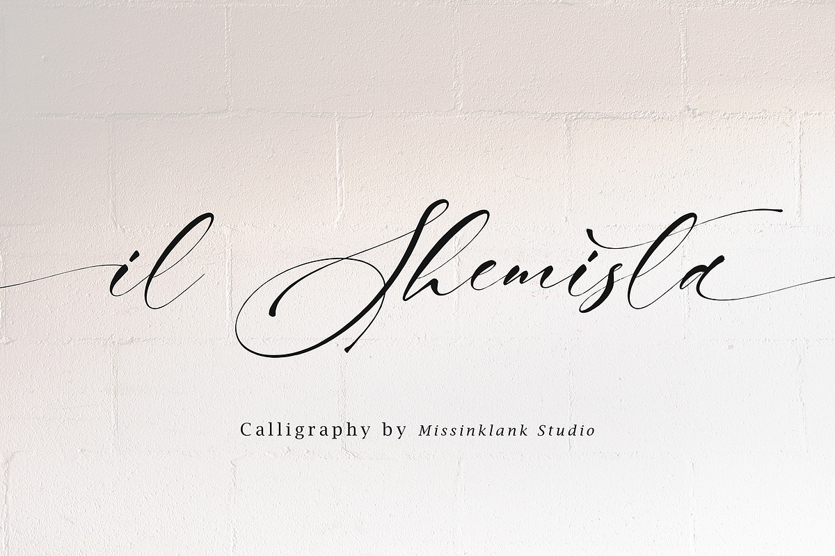 Il Shemista in Script Fonts - product preview 8