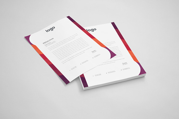 Creative Letterhead Template in Stationery Templates - product preview 4