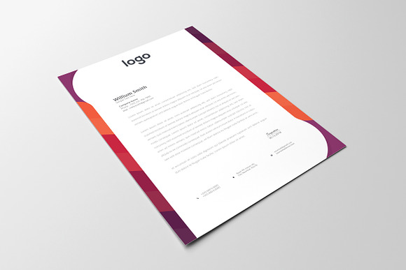 Creative Letterhead Template in Stationery Templates - product preview 5