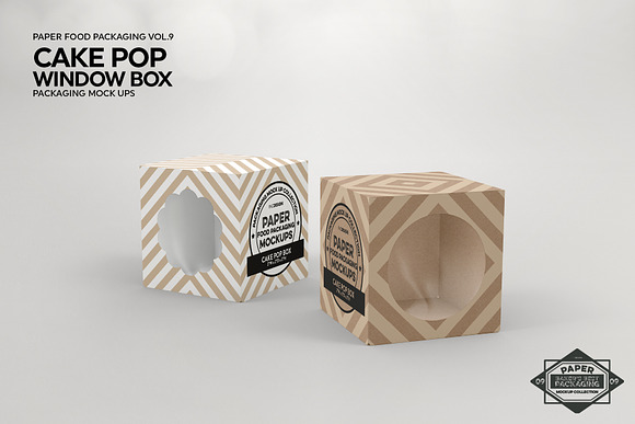 Cake Pop Box Packaging Mockup in Branding Mockups - product preview 4