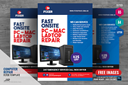 PC and Mac Repair Center Flyer