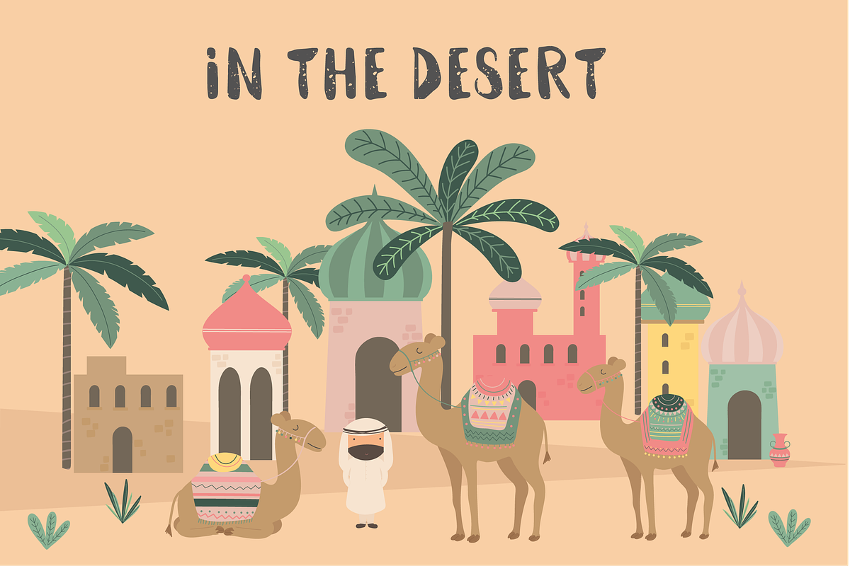 In the Desert in Illustrations - product preview 8