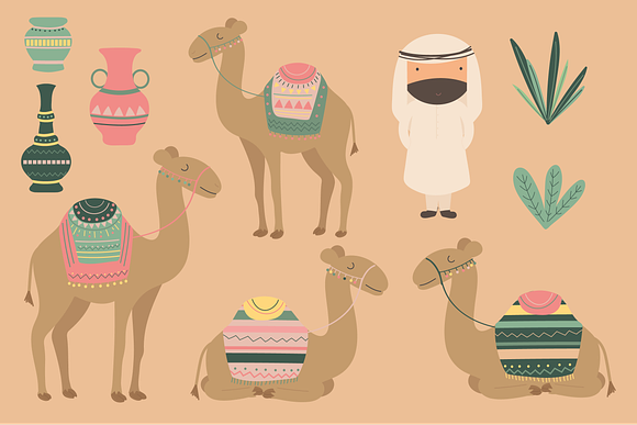 In the Desert in Illustrations - product preview 1