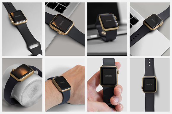 Realistic Smart Watch Mockups in Mobile & Web Mockups - product preview 2