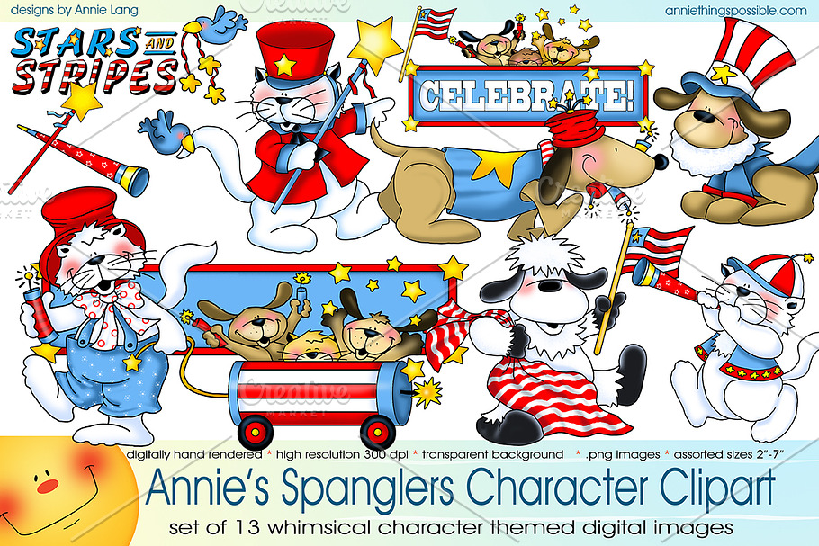 Spanglers Character Clipart